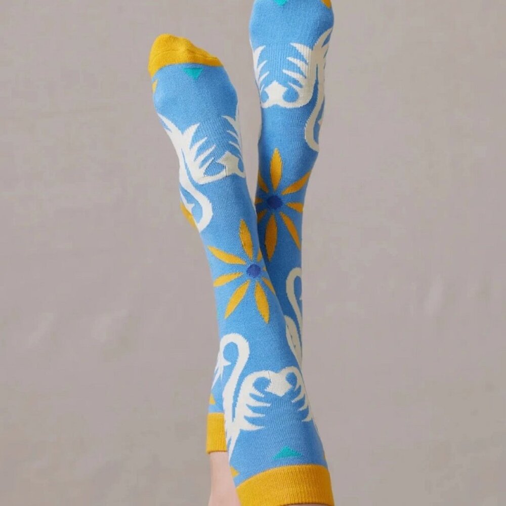 DOUBLE D RANCH DDR BOOT SOCKS--Women of the Range--Knee Length--One Size--New - Picture 3 of 4